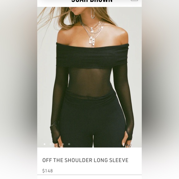 Joah Brown Tops - NWT Joah Brown Mesh Top